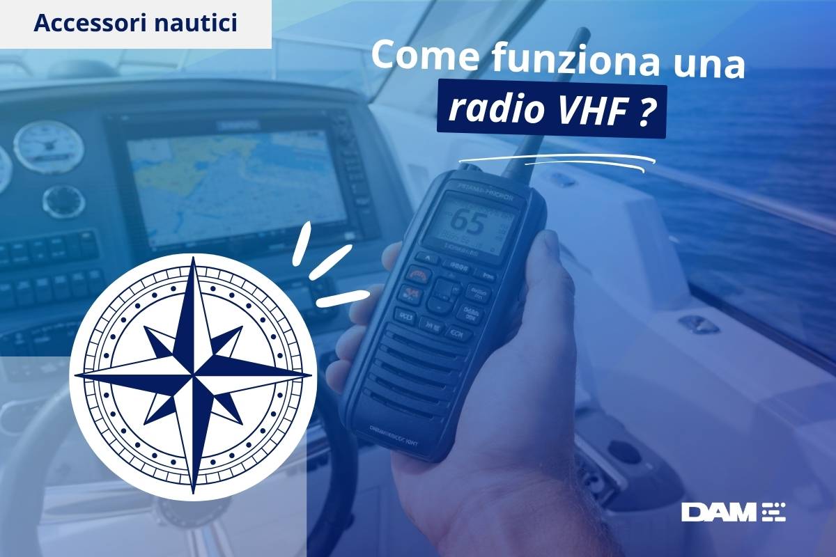 Radio VHF marina: funzionamento, portata, canali e DSC (guida)